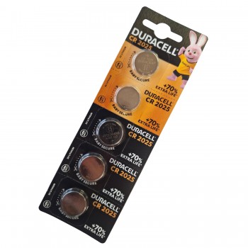 Duracell CR2025 3V ličio baterijos 5 vnt.